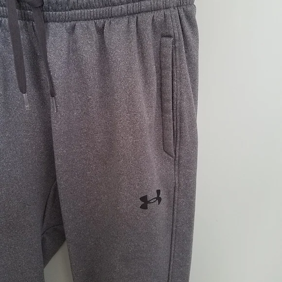 Under Armour Warm Fleece Jogger Active Fitted Pants Gray Size Small - Picture 3 of 9